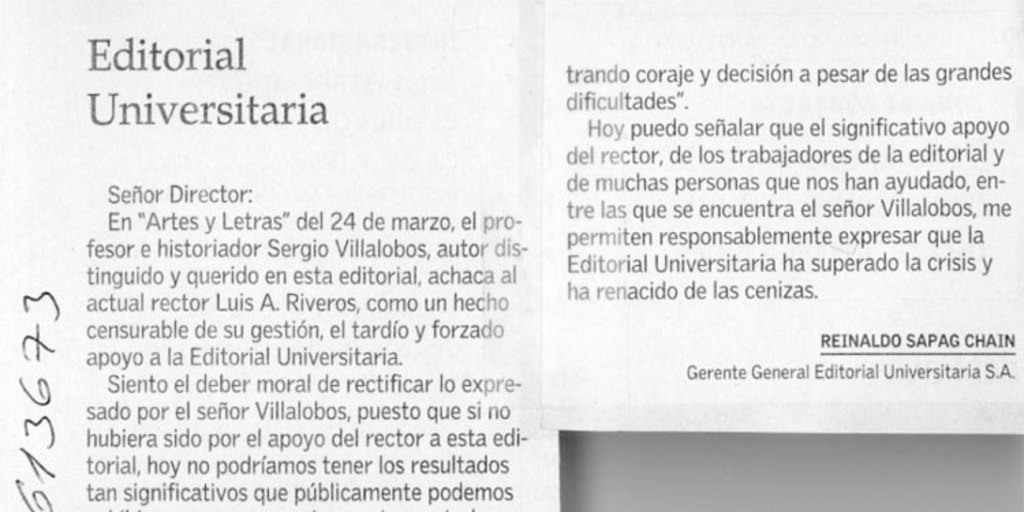 Editorial universitaria