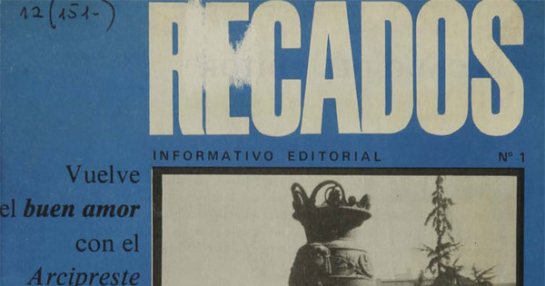 Recados : Informativo editorial. De 1974 a julio de 1982