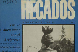 Recados : Informativo editorial. De 1974 a julio de 1982