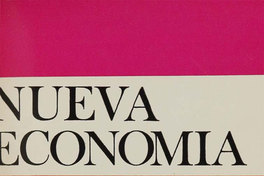 Revista Nueva Economía. Número 3, mayo-agosto de 1972
