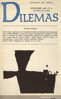 Revista Dilemas. Número 5, septiembre 1969