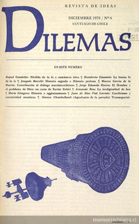 Revista Dilemas. Número 6, diciembre 1970