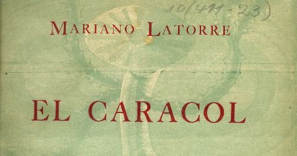 Portada de El caracol de Mariano Latorre, publicado por editorial Cruz del Sur en 1952