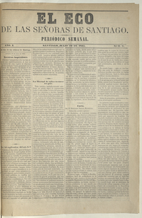 El eco de las señoras. Año 1, número 2, 20 de julio de 1865