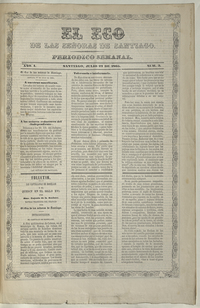 El eco de las señoras. Año 1, número 3, 27 de julio de 1865