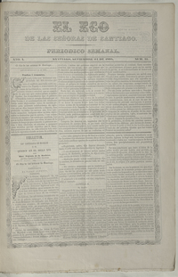 El eco de las señoras. Año 1, número 11, 24 de septiembre de 1865