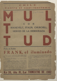 Multitud. Año IV, número 39, tercer trimestre de 1942