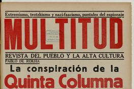 Multitud. Año 5, número 65, marzo de 1944