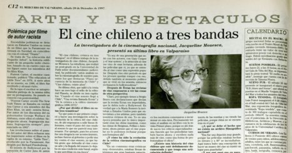  El cine chileno a tres bandas