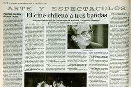  El cine chileno a tres bandas
