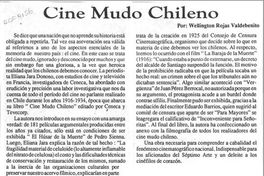 Cine mudo chileno