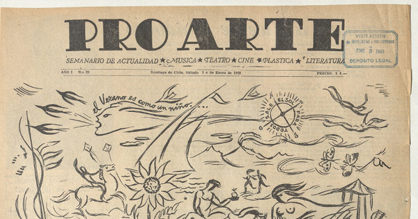 Pro Arte: año 1, números 25-49, 1 de enero a 16 de junio de 1949