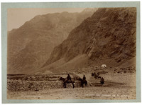 Casucha del correo en el camino del Juncal, hacia 1900