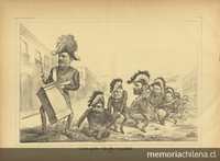 "Ejército opositor: todos jefes, ni un soldado", caricatura publicada en Don Cristóbal, 24-04-1890Digitalizar imagen en:Don Cristóbal. Santiago, 24 de abril de 1890