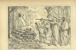 "Le han meado la cazoleta", caricatura publicada en Don Cristóbal, 17-07-1890Digitalizar imagen en:Don Cristóbal. Santiago, 17 de julio de 1890