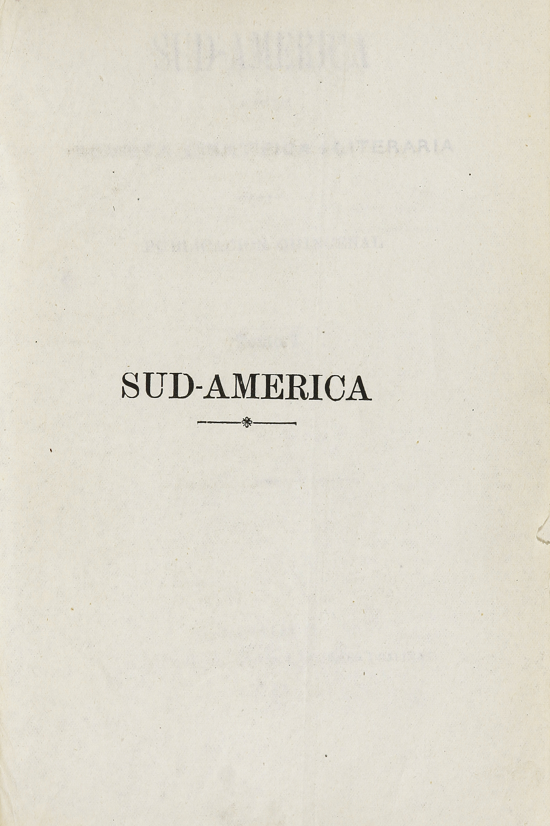 Sud-América. Tomo 1, [1 de mayo de 1873]