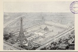 Vista general de la Exposición Universal de París en 1889