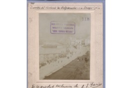 [Vista del malecón de Valparaíso, del incendio del 12 de mayo de 1903] [fotografía].