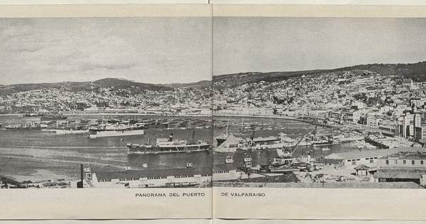 Fotografía panorámica de Valparaíso