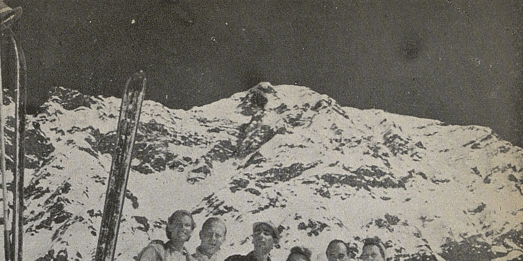 Esquiadores en Portillo