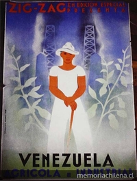Camilo Mori. 1935. Revista Zig-Zag, Número Especial: Venezuela. Litografía