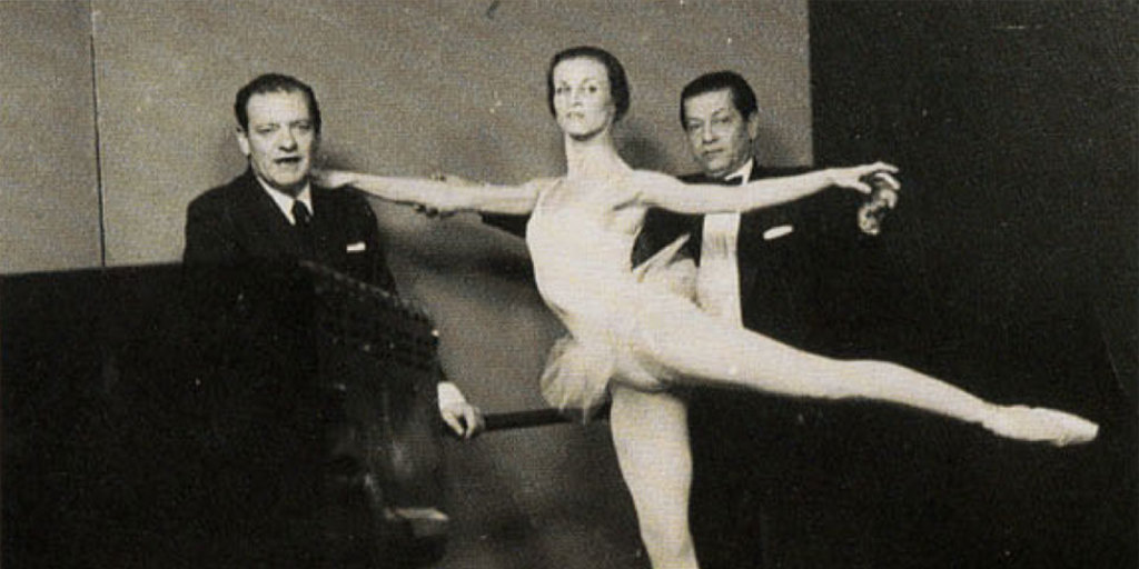 Serge Lifar, Irena Milovan y Octavio Cintolesi