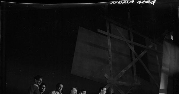  Escena del ballet "El mandarín milagroso", 1961