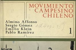 Movimiento campesino chileno. Vol. 1.