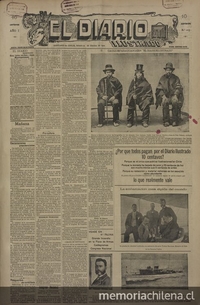 El Diario Ilustrado. Santiago. N° 205. (25 de octubre de 1902).