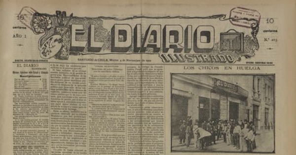 El Diario Ilustrado. Santiago. N° 215. (4 de noviembre de 1902).