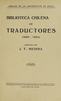 Biblioteca chilena de traductores (1820-1924)