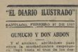 "Gumucio y Don Abdón".