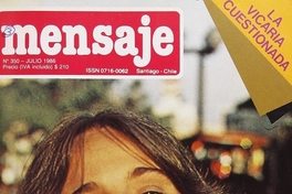 "El trabajo doméstico remunerado", Mensaje, (350): 264-265, julio, 1986.