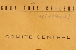 Memoria presentada por el Comité Central: Año 1940