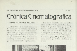 Crónica cinematográfica