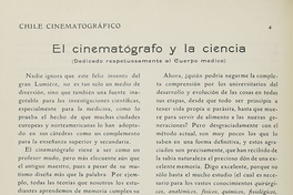 El cinematógrafo y la ciencia
