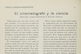 El cinematógrafo y la ciencia