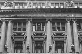 Pie de foto: Banco de Chile, 1973