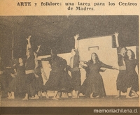 Exposición de los trabajos realizados en los Centros de Madres. Santiago, (1973)