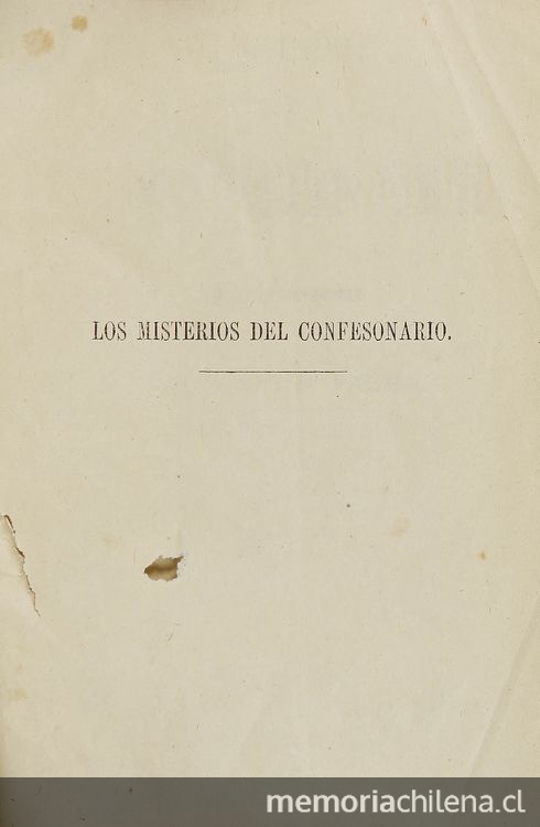 Los misterios del confesionario: novela de costumbres. Volumen II