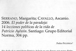 "El poder de la paradoja", Política, (46): 333-336, otoño, 2006.
