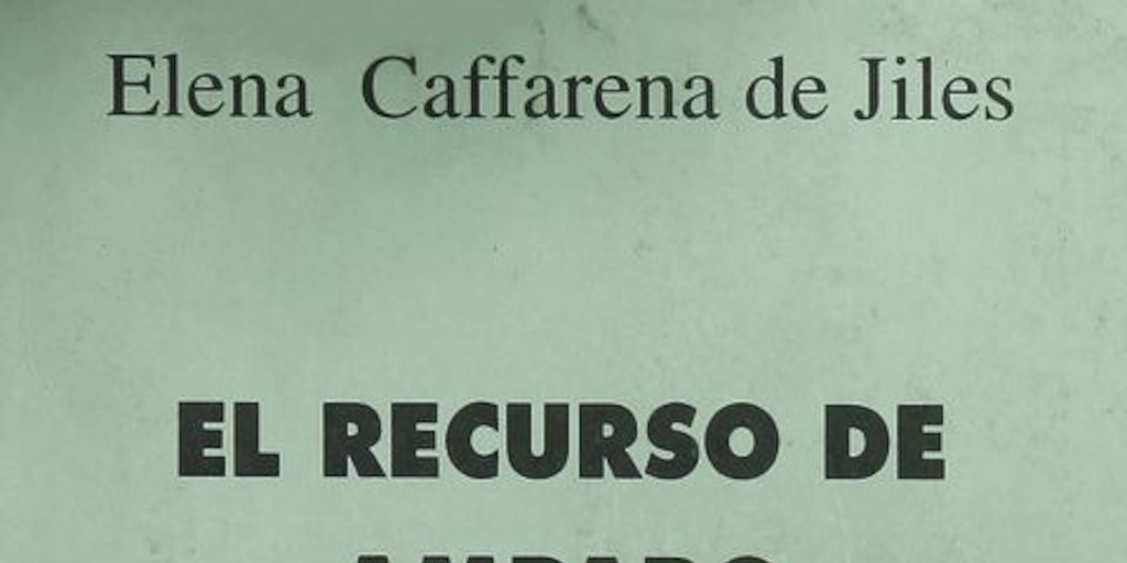 El recurso de amparo frente a regímenes de emergencia. Santiago: (s.n), 1957