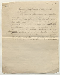 Discurso manuscrito de Don Enrique Molina Garmendia en su despedida del Liceo de Hombres de Talca [manuscrito]