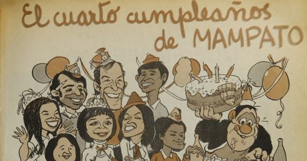"El cuarto cumpleaños de Mampato", Mampato, (145): 49, 25 de octubre, 1972.