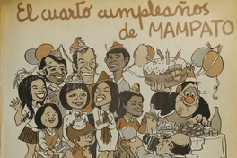 "El cuarto cumpleaños de Mampato", Mampato, (145): 49, 25 de octubre, 1972.