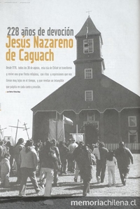 "228 años de devoción. Jesús Nazareno de Caguach"En: Patrimonio  Cultural (41): 16-17, primavera, 2006.