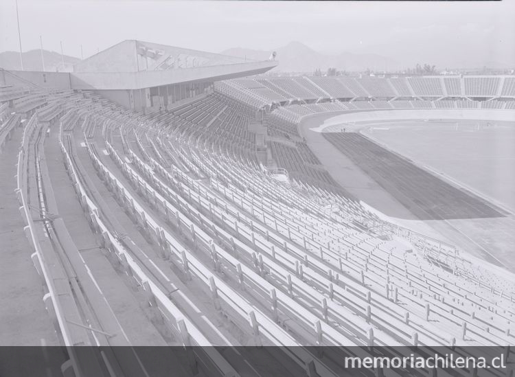 Pie de foto: Interior del Estadio Nacional, c1938