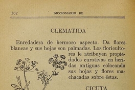 Pie de foto: Sobre la infusión de la raíz de Copihue, 1933. Urquieta Santander, Carlos. Diccionario de medicación herbaria: la botica en el jardín. Santiago: Nascimento, 1933