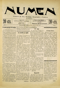 Numen. Año 1, número 7, 16 de febrero de 1919