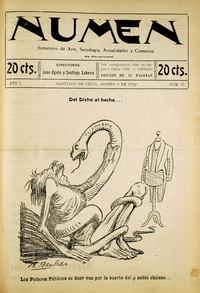 Numen. Año 1, número 17, 9 de agosto de 1919